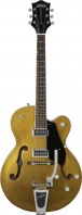 GRETSCH  - HOLLOW BODY GOLD SPARKLE /W BIGSBY 