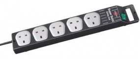 BRENNENSTUHL - SUPER SOLID 5 WAY UK SOCKET