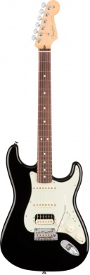 FENDER  - STRATOCASTER AMERICAN PRO HSS BLACK - photo n 2