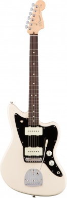 FENDER  - JAZZMASTER AMERICAN PRO OLYMPIC WHITE - photo n 1