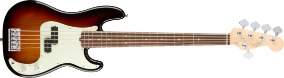 FENDER - PRECISION BASS V AMERICAN PRO SUNBURST - photo n 1