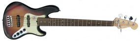 FENDER  - JAZZ BASS V AMERICAN DELUXE SUNBURST