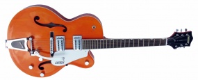 GRETSCH  - HOLLOW BODY ORANGE/W BIGSBY