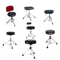 DW,GIBRALTAR,TAMA,YAMAHA - SIEGE BATTERIE/DRUM STOOL